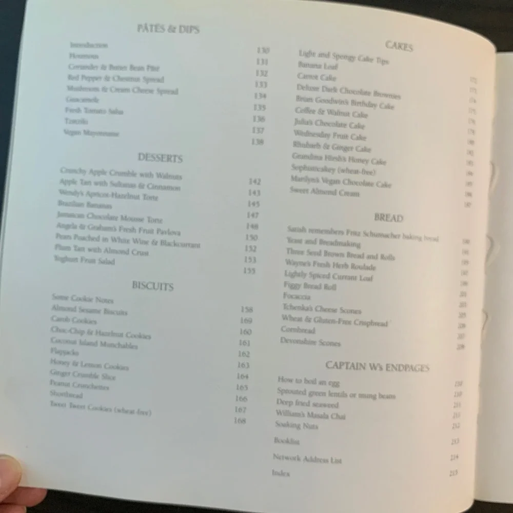 Gaia's Kitchen Julia Ponsonby‎ Vegetarian Recipes Natural Foods Cookbook